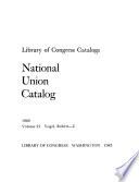 National Union Catalog