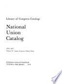National Union Catalog