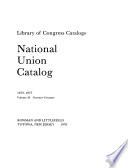 National Union Catalog