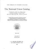 National Union Catalog