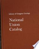 National Union Catalog