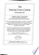 National Union Catalog