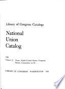National Union Catalog