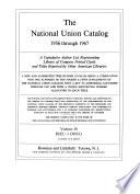 National Union Catalog