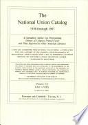 National Union Catalog