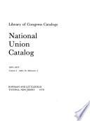 National Union Catalog