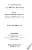 Naval Documents of the American Revolution: American theatre: June 1, 1777-July 31, 1777. European theatre: June 1, 1777-Sept. 30, 1777. American theatre: Aug. 1, 1777-Sept. 30, 1777