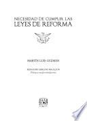 Necesidad de cumplir las leyes de Reforma
