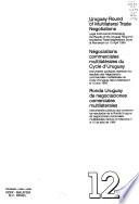 Négociations Commerciales Multilatérales Du Cycle D'Uruguay