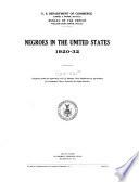 Negroes in the United States, 1920-32