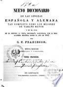 Neues Spanisch-Deusches und Deusche-Spanisches Wörterbuch