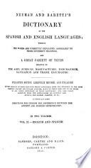 Neuman and Baretti's Dictionary of the Spanish and English Languages