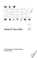 New Chicana/Chicano Writing