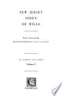 New Jersey Index of Wills, Inventories, Etc