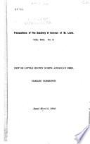 New Or Little Known North American Bees