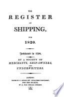 New Register Book of Shipping