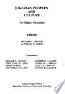 Nigerian Peoples and Culture