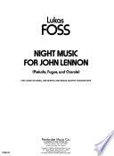 Night music for John Lennon