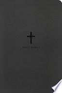 NLT Large Print Premium Value Thinline Bible, Filament-Enabled Edition (Leatherlike, Black Cross)