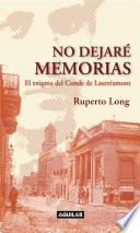 No dejaré memorias