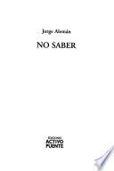 No saber