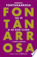 No sé si he sido claro (NE)