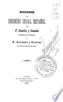 Nociones de derecho usual español