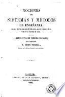 Nociones de sistemas y métodos de enseñanza