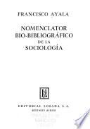 Nomenclator bio-bibliográfico de la sociología