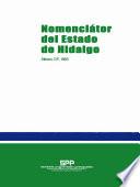 Nomenclátor del estado de Hidalgo