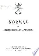 Normas de actuación política en la vida local