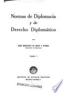 Normas de diplomacia y de derecho diplomático