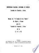 Normas de el estudio de los valores de Allport y Vernon para la Facultad de Filosofía y Letras de la U.N.A.M.