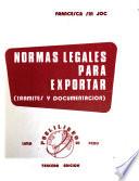Normas legales para exportar