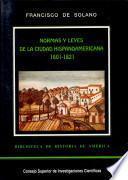 Normas y leyes de la ciudad hispanoamericana
