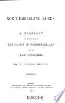 Northumberland Words