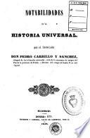 Notabilidades de la historia universal