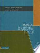 Notas de álgebra lineal