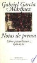 Notas de prensa