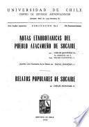 Notas etnobotanicas del pueblo atacameño de Socaire