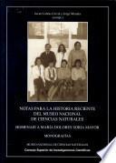 Notas para la historia reciente del Museo Nacional de Ciencias Naturales: homenaje a María Dolores Soria Mayor