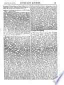 Notes and Queries: a Medium of Inter-communication for Literary Men, Artists, Antiquaries, Genealogists, Etc