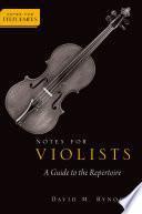 Notes for Violists