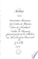 Notice des anciennes monnaies des Comtes de Flandre