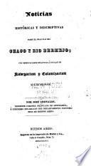 Noticias históricas y descriptivas sobre el gran país del Chaco y río Bermejo