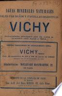 Noticias sobre las aguas minerales naturales, sales minerales para baños y pastillas digestivas de Vichy...