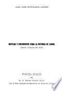 Noticias y documentos para la historia de Camas