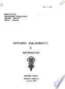 Noticiero bibliográfico e informativo