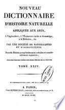 Nouveau dictionnaire d'histoire naturelle