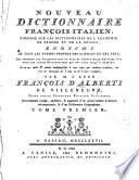 Nouveau Dictionnaire François-Italien